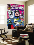 Secret Wars 7 Cover: Captain America  Spider Woman  Doctor Octopus and Wolverine