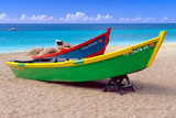 Brightly Painetd Boats  Puerto Rico