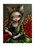 Princess with a Black Cat