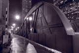 Steel Bridge Chicago BW