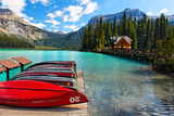Boats on the Dock  Emerald Lake  Canada