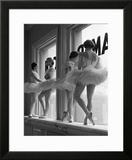 Ballerinas on Window Sill in Rehearsal Room at George Balanchine's School of American Ballet