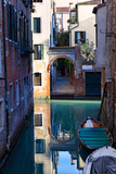 Reflection in a Canal  Venice  Italy