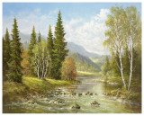 River Tisa By Rachov