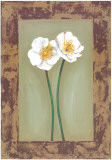 Flowers In Brown Frame II