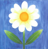 White Flower With Leaves