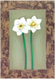 Flowers In Brown Frame III