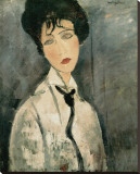 Woman in Black Tie  1917
