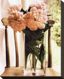 Peonies in a Glass Vase