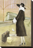Lady at Train Station