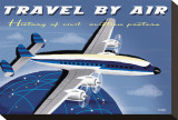 Travel By Air  History of Civil Aviation Posters