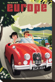 Travel Europe  Red Jaguar