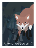 Fox in Blue