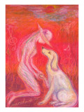 A Girl and a Dog Confirm Love