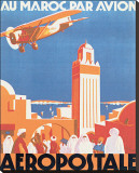 Au Maroc Par Avion  Aeropostale