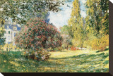 The Parc Monceau  Paris  c1876