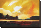 Yellow Sky over the Lake