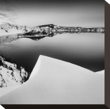 Crater Lake in Black and White