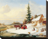 Habitants by a Frozen River
