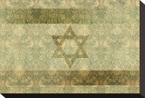 Shield of David in Hazel and Green