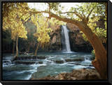 Scenic View of a Waterfall on Havasu Creek