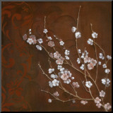 Cherry Blossoms on Cinnabar I