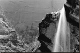 Waterfall  Zion National Park  Utah