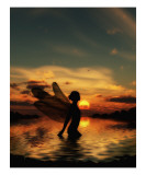 Fairy at Sunset