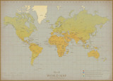 Vintage World Map