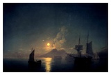The Bay of Naples by Moonlight  1842