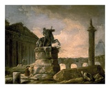 Architectural Landscape with Obelisk