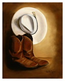 His Boots and Hat