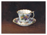 Viola Bouquet Teacup