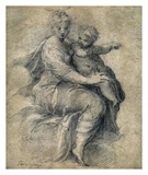 Madonna and Child on the Clouds