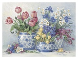 Spring Garden in Blue I