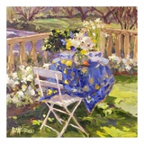 Flowers On Blue