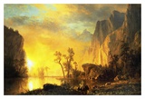 Sunset in the Rockies