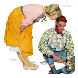 Any Man Will Do - Saturday Evening Post "Leading Ladies"  April 28  1956 pg32