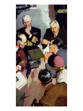 Top-Secret Man - Saturday Evening Post "Men at the Top"  August 24  1957 pg30