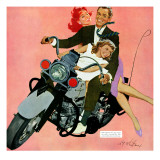 The Actress and the Cop - Saturday Evening Post "Leading Ladies"  May 4  1957 pg23