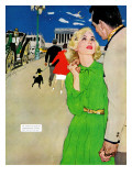Fugitive From Romance - Saturday Evening Post "Leading Ladies"  April 6  1957 pg35
