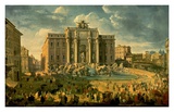 The Trevi Fountain in Rome