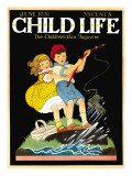 What a Catch - Child Life  June 1931