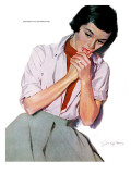 The Disillusioned Bride - Saturday Evening Post "Leading Ladies"  November 22  1952 pg27