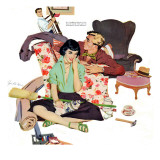 Two Men are Better Than One  - Saturday Evening Post "Leading Ladies"  July 1  1950 pg20