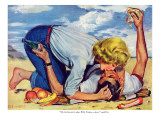 Girl Shy  - Saturday Evening Post "Leading Ladies"  August 13  1955 pg24