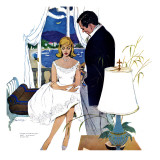 Cinderella Dress  - Saturday Evening Post "Leading Ladies"  September 17  1960 pg22