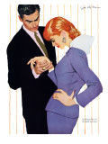I Love You  Mama Girl - Saturday Evening Post "Men at the Top"  March 31  1956 pg25
