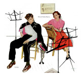 The Boy Who Hated Girls - Saturday Evening Post "Leading Ladies"  March 31  1956 pg29
