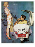 The Casanova Car - Saturday Evening Post "Leading Ladies"  September 5  1959 pg34